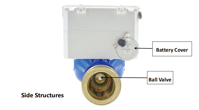 اندازه گیری آب با آب سنج هوشمند NB-IOT 0.1-90C دمای آب 4-M16/8-M16/8-M16/8-M20 بولت های اتصال