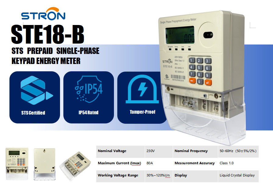 برق متر هوشمند پیش پرداخت شده آماده پرداخت موبایل با ثبت داده 10 ساله و قطع خودکار دستکاری
