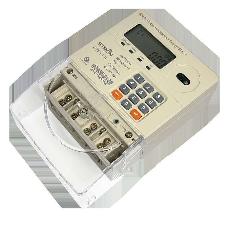 2025 نوع جدید STS تک فاز با صفحه کلید Smart Prepaid Meter