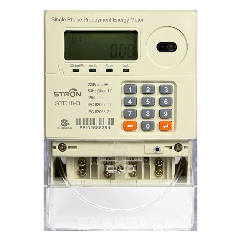 2025 نوع جدید STS تک فاز با صفحه کلید Smart Prepaid Meter