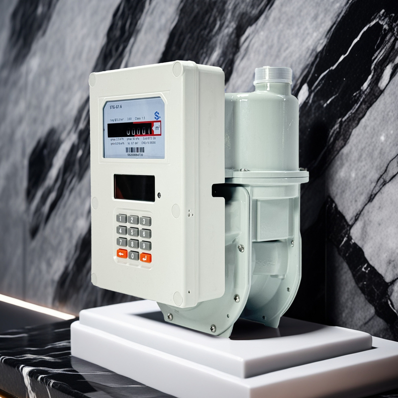 G1.6/G2.5/G4 LORA ارتباطات LPG داخلی STS Smart Electronic پیش پرداخت گاز متر