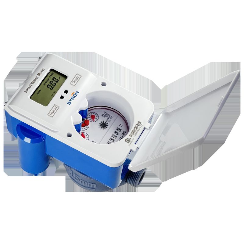 کنتور آب هوشمند برنجی/پلاستیکی پیش‌پرداخت RF با صفحه کلید تقسیم شده STS دارای گواهی NEMSA با CIU