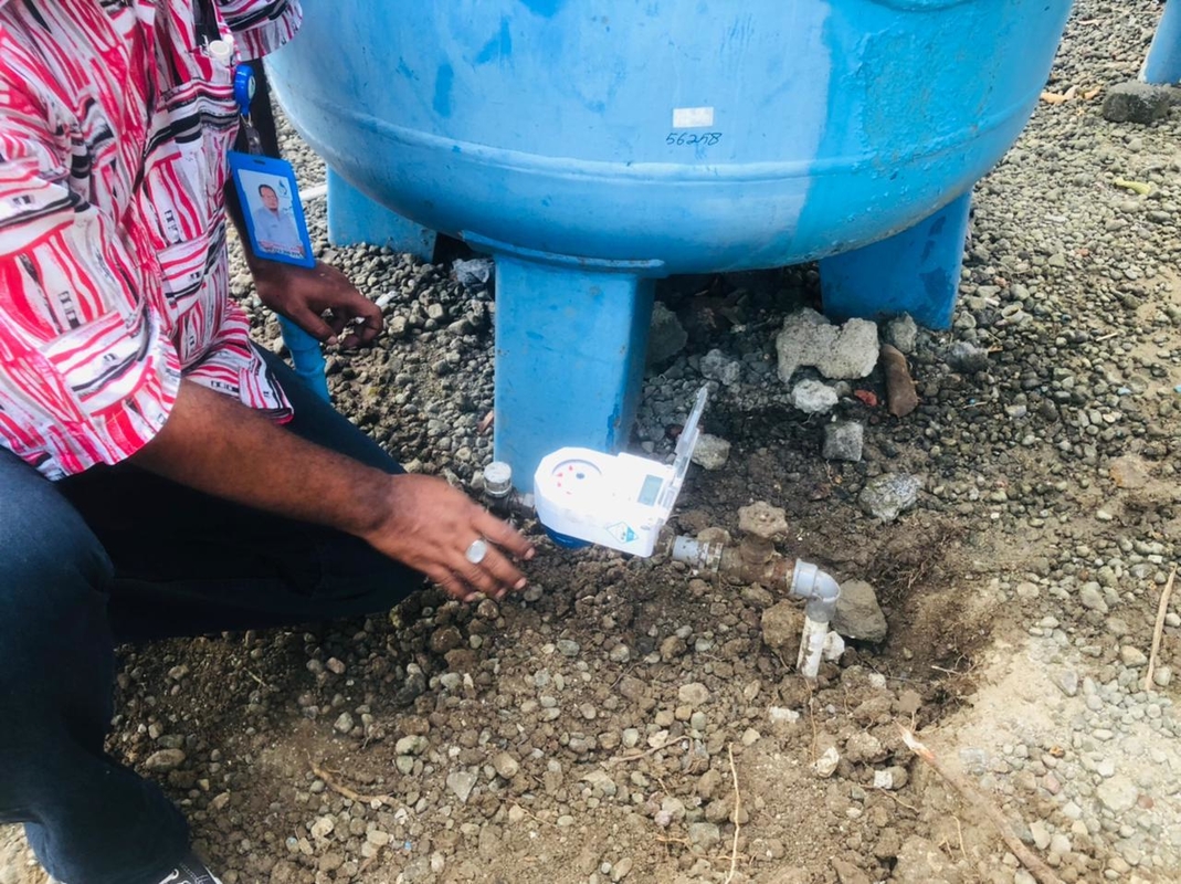 Measuring The Water Consumption Prepaid Water Meter with Prepaid Mode and RF Communication Module