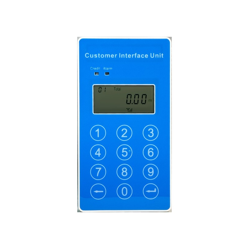 DN15 Prepaid Smart Water Meter with 999999.99m³ Measurement Range Anti-Theft Keyboard Type and 165mm*190mm*260mm Size