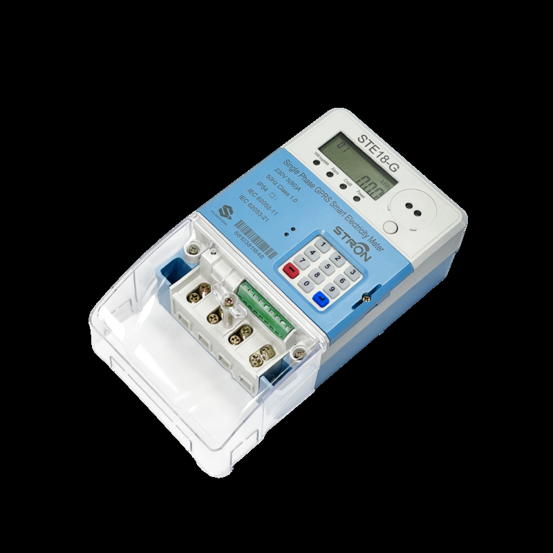STS پیش پرداخت ماشین حساب 2G و سازگاری شبکه 4G Smart Prepaid Electricity Meter برای برنامه های اندازه گیری هوشمند IP54