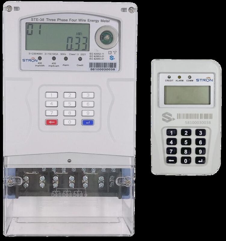 IP54 Smart Prepaid Electricity Meter دستگاه نظارت بر برق تک فاز برای ردیابی و کنترل مصرف انرژی