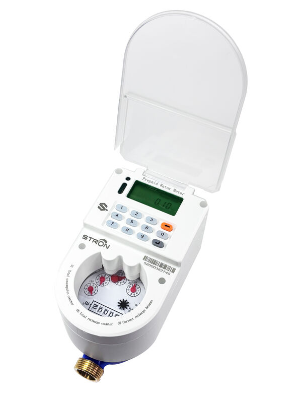 کنتور آب هوشمند صفحه کلید STS پیش‌پرداخت DN15/DN20/DN25 با قطع خودکار و ضد آب IP68 برای مصارف مسکونی