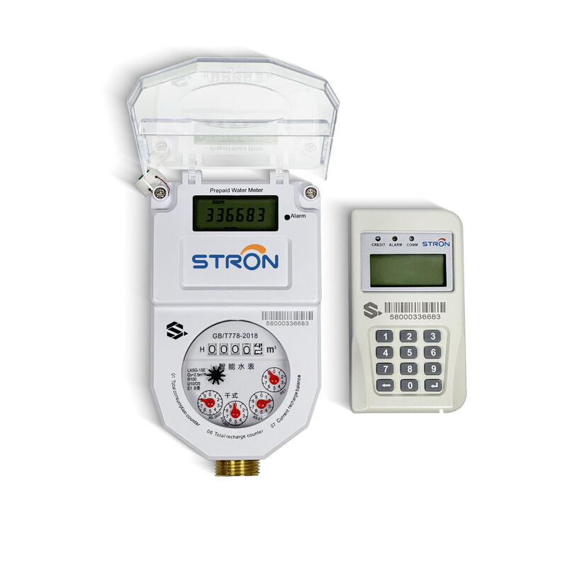 STS Standard Prepaid Water Meter با صفحه نمایش LCD کنترل خودکار شیر و IP68 ضد آب