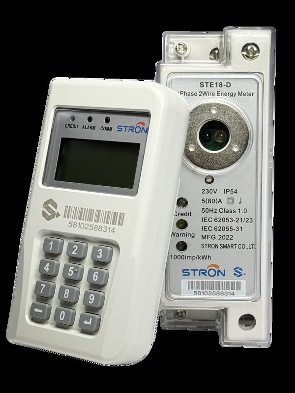 کلیدواژه ورودی راه برق پیش پرداخت هوشمند که دارای دقت کلاس 1 و محافظت از نفوذ IP54 است که برای نظارت بر برق مناسب است