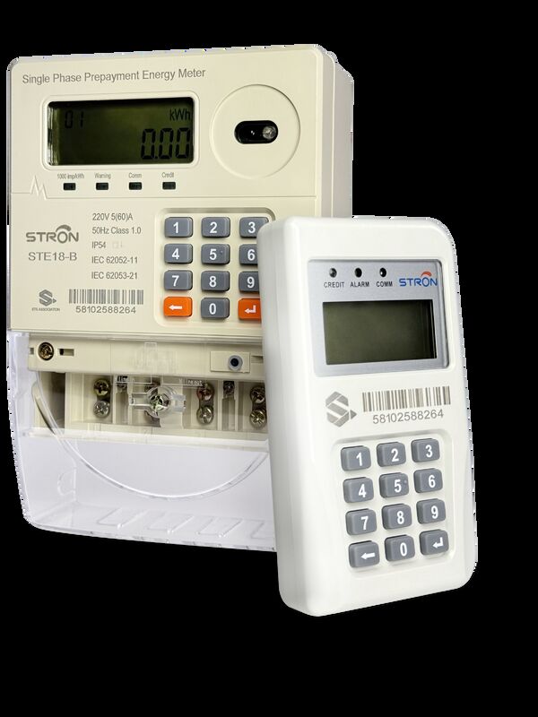 IP54 Smart Multi Tariff/Anti-tamper/Power-limit پیش پرداخت صفحه کلید تک فاز برق متر با نرم افزار فروش
