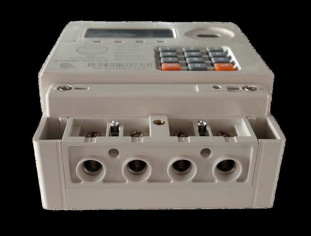 نوع توکن پیش پرداخت شده Smart Prepaid Electricity Meter که با ظرفیت نامحدود و Stronpay Vending Software پشتیبانی از انرژی ادغام شده است