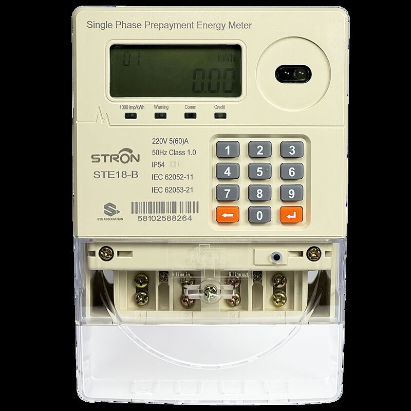 نوع توکن پیش پرداخت شده Smart Prepaid Electricity Meter با ظرفیت نامحدود در کنار Stronpay Vending Software برای استفاده از انرژی
