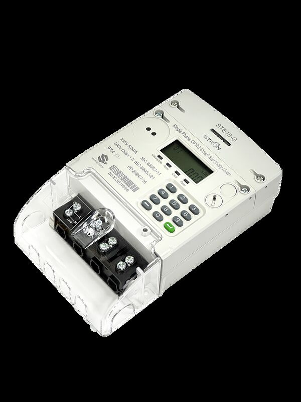 کلاس 1 دقت Smart Prepaid Electricity Meter با ورودی صفحه کلید و Stronpay Vending Software که از مصرف انرژی پشتیبانی می کند