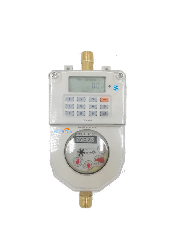 STW36-A DN15 Stron STS Keypad Standard TOKEN شارژ آب متر برنج پیش پرداخت Hotsale