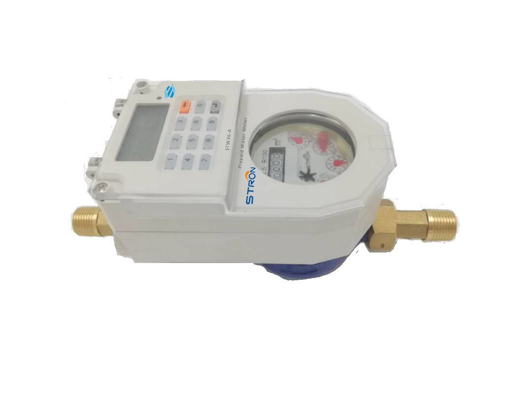 STW36-A DN15 Stron STS Keypad Standard TOKEN شارژ آب متر برنج پیش پرداخت Hotsale