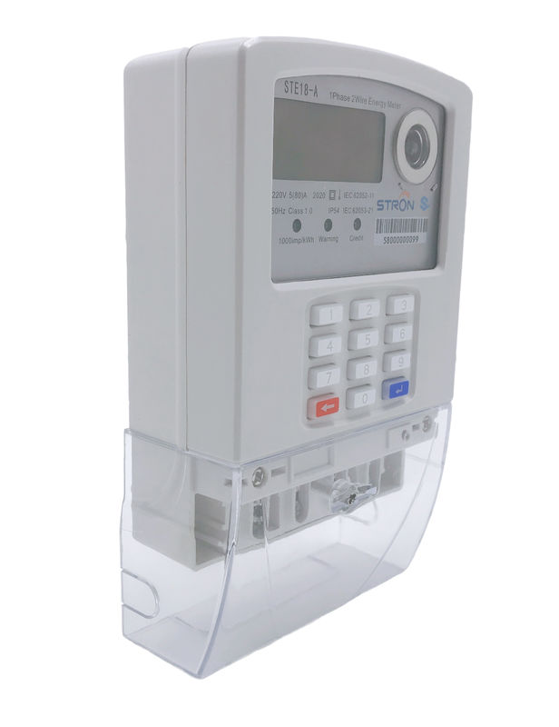 LORA-RF Split Keypad STS Standard Anti-Tamper Function Prepaid تک فاز متر برق هوشمند با CIU