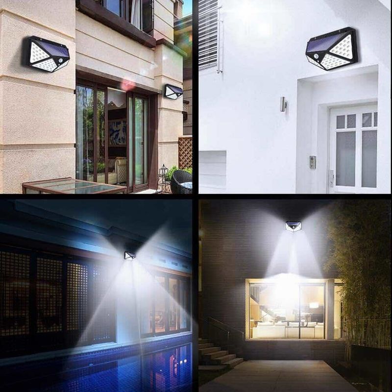 چراغ های دیواری در فضای باز Courtyard Solar Outdoor چراغ های راهروی القایی بدنه
