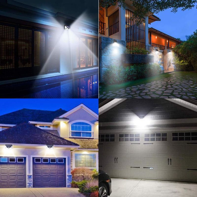 چراغ های دیواری در فضای باز Courtyard Solar Outdoor چراغ های راهروی القایی بدنه