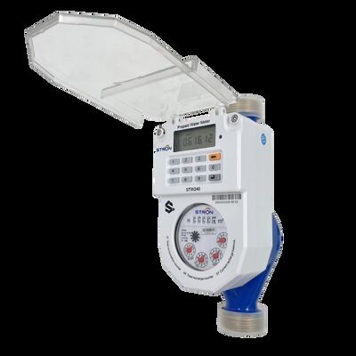 STS پیش پرداخت شده Split Water Meter Brass IP68 LoRa ارتباطات بی سیم RF Lora Ciu
