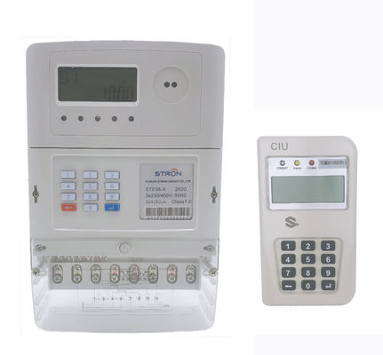 متر اندازه گیری برق سه فاز تقسیم STE38-S Stron STS استاندارد با CIU Hotsale