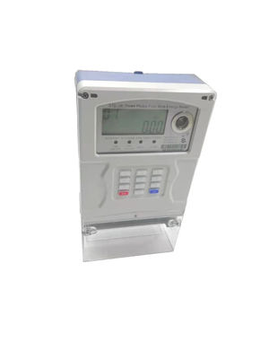 Keypad STS Standard Prepaid Three Phase Electric Meter Power Anti Tamper