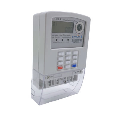 صفحه کلید پیش پرداخت STS استاندارد IP54 ضد آب 1 فاز 4 سیم برق سنج
