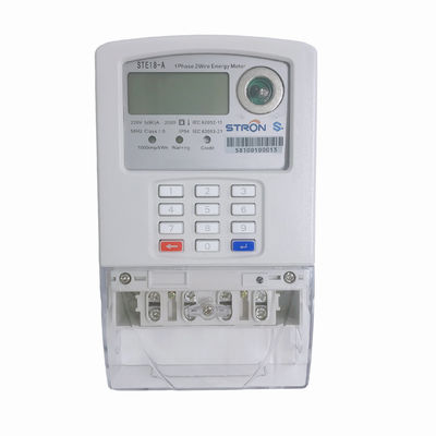 صفحه کلید Mini-Grid / Microgrid STS استاندارد تعرفه TOU پیش پرداخت یک فاز انرژی متر