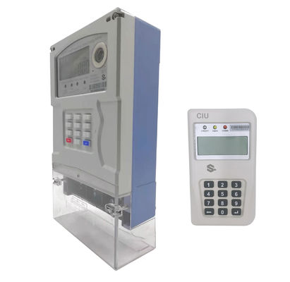Keypad STS Standard Prepaid Split Split Counter Three Phase Electric Meter Electric Meter with CIU