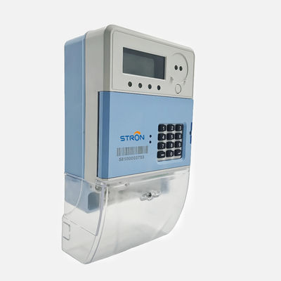 IP54 16kV 1600imp / KWh متر برق پیش پرداخت هوشمند یک فاز