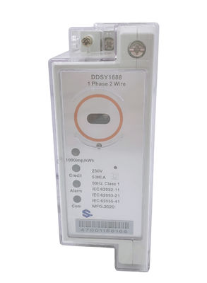 متر برق پیش پرداخت پیش بینی شده STS 10V / M ، متر برق خانگی 5A