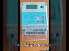 80A واحد فاز متر انرژی دیجیتال، 230 ولت پیش پرداخت برق هوشمند