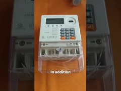 پیش پرداخت شده ضد دستکاری واحد فاز اندازه گیری انرژی محافظت از نفوذ IP54 ضد آب